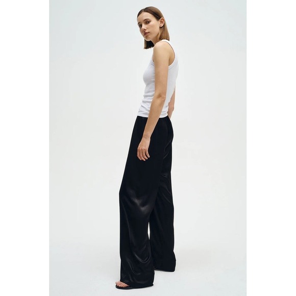 ENZA COSTA Textured Rib Sleeveless U Neck Tank Top Womens XS White Quite Luxury - Picture 2 of 16